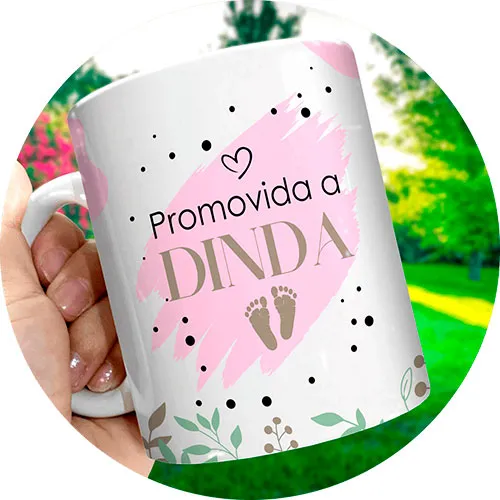 Artes Para Caneca Dindo e Dinda