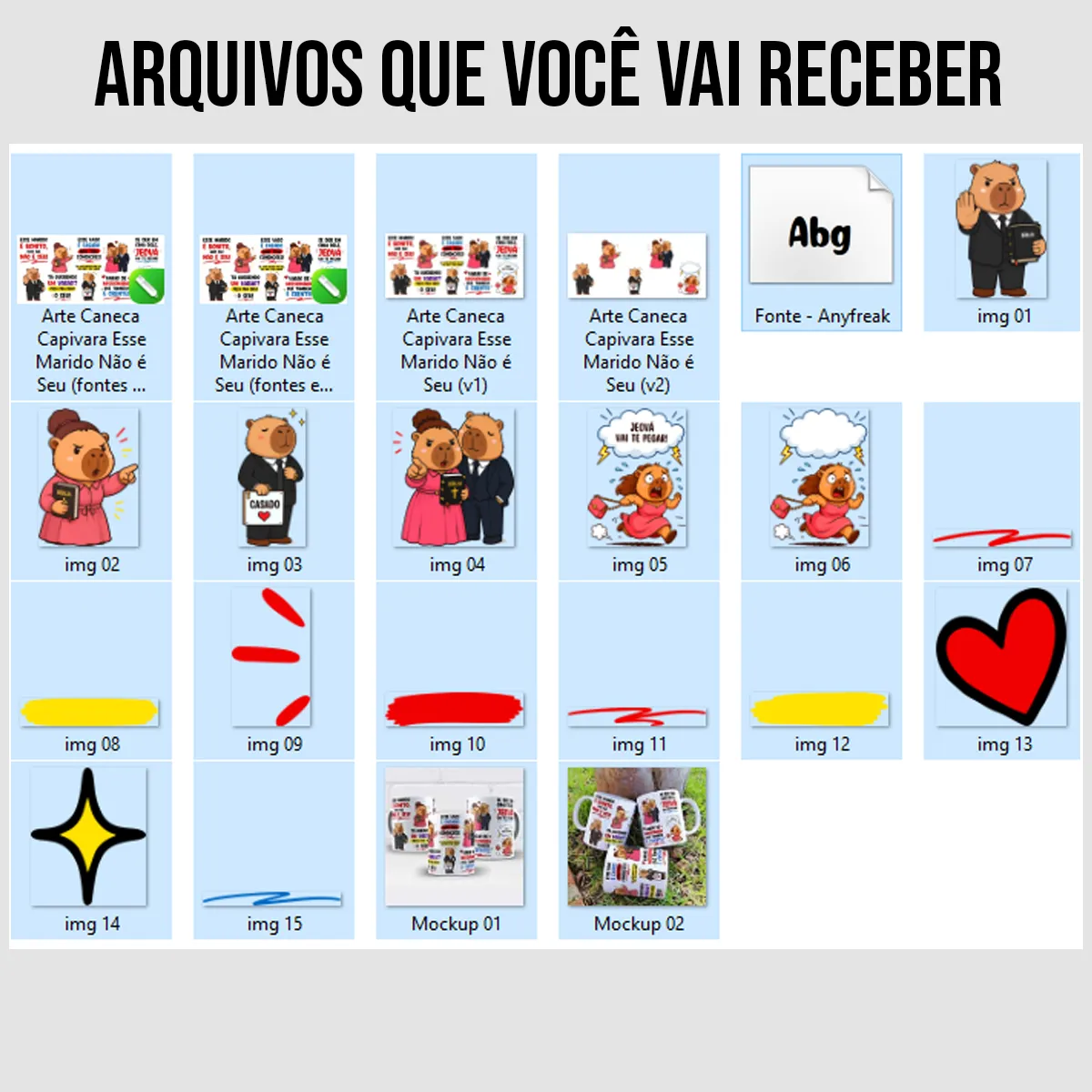 arquivos da arte para caneca capivara esse marido é bonito mas ele não é seu, com capivaras em cena de igreja e frases bem-humoradas sobre marido casado